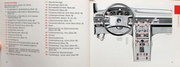 Mercedes-Benz 260 SE - 300 SEL 1990 komplette Fahrzeugmappe  mit Betriebsanleitung (7704)